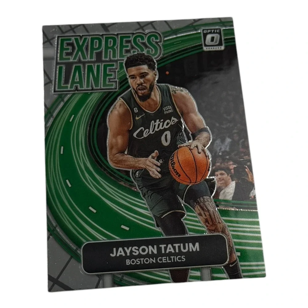 2022-23 Panini Donruss Optic Jayson Tatum Express Lane Insert #23 Boston Celtics
